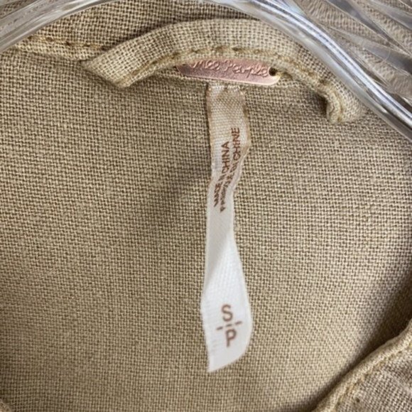 SOLD FREE PEOPLE Emilia Jacket In Corduroy Sand - Picture 4 of 5